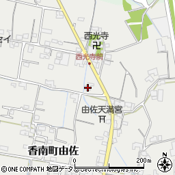 香川県高松市香南町由佐554周辺の地図