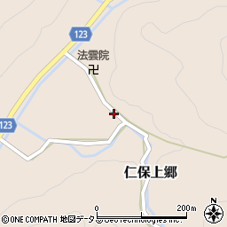 山口県山口市仁保上郷1341周辺の地図