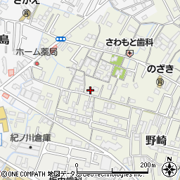 和歌山県和歌山市野崎278周辺の地図