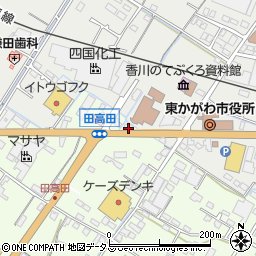 香川県東かがわ市白鳥87周辺の地図