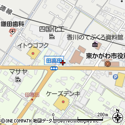 香川県東かがわ市白鳥88周辺の地図