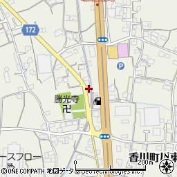 高松市香川町川東下文化センター周辺の地図