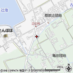 香川県丸亀市郡家町296周辺の地図