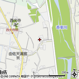 香川県高松市香南町由佐493周辺の地図