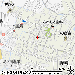 和歌山県和歌山市野崎280周辺の地図
