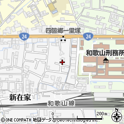 和歌山県和歌山市新在家115-16周辺の地図