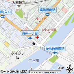 日本共産党　広島県中部地区委員会周辺の地図