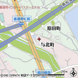 香川県善通寺市与北町3441-30周辺の地図