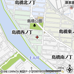 和歌山県和歌山市島橋西ノ丁周辺の地図