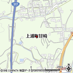 愛媛県今治市上浦町甘崎周辺の地図