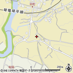 香川県綾歌郡綾川町滝宮1196-12周辺の地図
