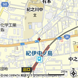 中本自転車店周辺の地図