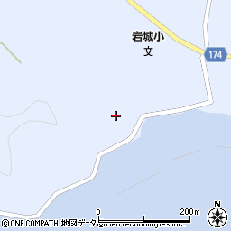 愛媛県越智郡上島町岩城2454周辺の地図