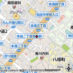 永井結納店周辺の地図