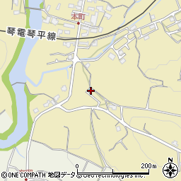 香川県綾歌郡綾川町滝宮1196-8周辺の地図