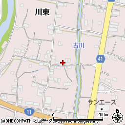 香川県東かがわ市川東280周辺の地図