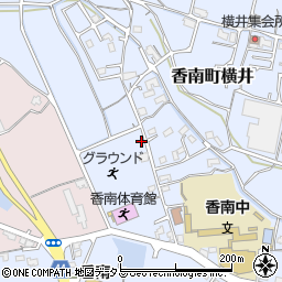 香川県高松市香南町横井837周辺の地図