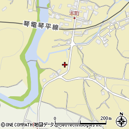 香川県綾歌郡綾川町滝宮1428-2周辺の地図