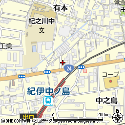 和歌山県和歌山市有本5-1周辺の地図