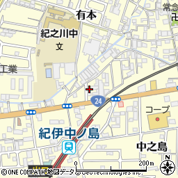 和歌山県和歌山市有本5周辺の地図