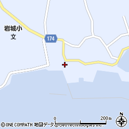 愛媛県越智郡上島町岩城2193周辺の地図