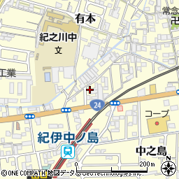 和歌山県和歌山市有本5-2周辺の地図