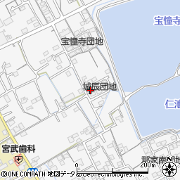 香川県丸亀市郡家町542-18周辺の地図