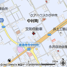 交和自動車株式会社　善通寺営業所周辺の地図