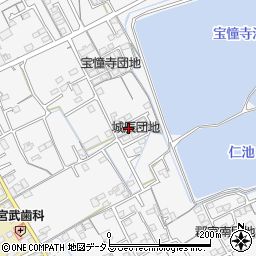 香川県丸亀市郡家町542-17周辺の地図