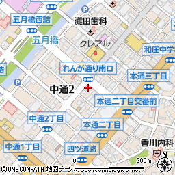 株式会社尾洲屋羅紗店周辺の地図