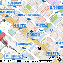 株式会社クリハラント　呉営業所周辺の地図