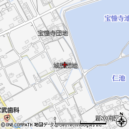 香川県丸亀市郡家町542-16周辺の地図