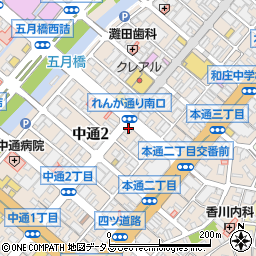 株式会社昴珈琲店　呉本店周辺の地図