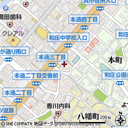 広島銀行呉支店周辺の地図