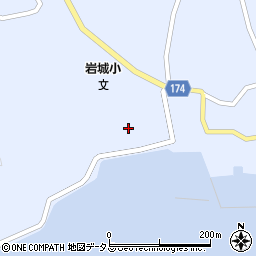 愛媛県越智郡上島町岩城浜周辺の地図