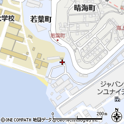 広島県呉市若葉町4周辺の地図