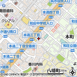 広島銀行呉東出張所周辺の地図
