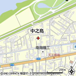 和歌山県和歌山市中之島950周辺の地図