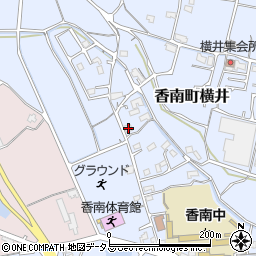 香川県高松市香南町横井221周辺の地図