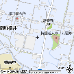 香川県高松市香南町横井457周辺の地図