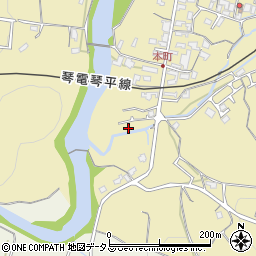 香川県綾歌郡綾川町滝宮1410-18周辺の地図