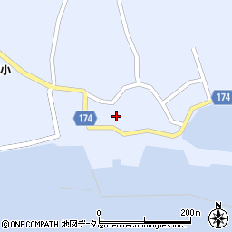 愛媛県越智郡上島町岩城2173周辺の地図