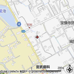 香川県丸亀市郡家町584-5周辺の地図