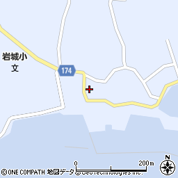 愛媛県越智郡上島町岩城2182周辺の地図