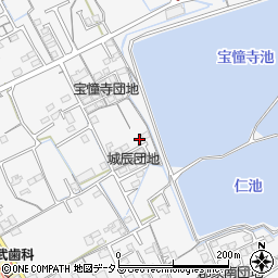 香川県丸亀市郡家町542-7周辺の地図