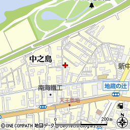 和歌山県和歌山市中之島983周辺の地図