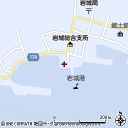 愛媛県越智郡上島町岩城1530周辺の地図