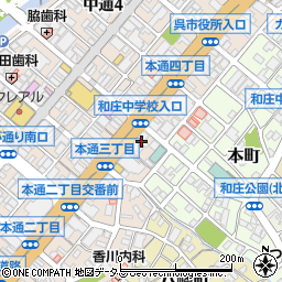 有限会社幸野屋菓子舗周辺の地図