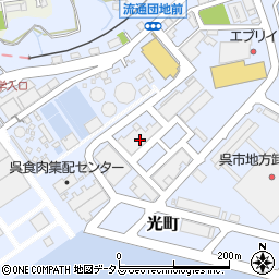 株式会社ニシケン呉サテライト周辺の地図