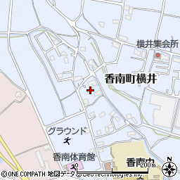 香川県高松市香南町横井219周辺の地図